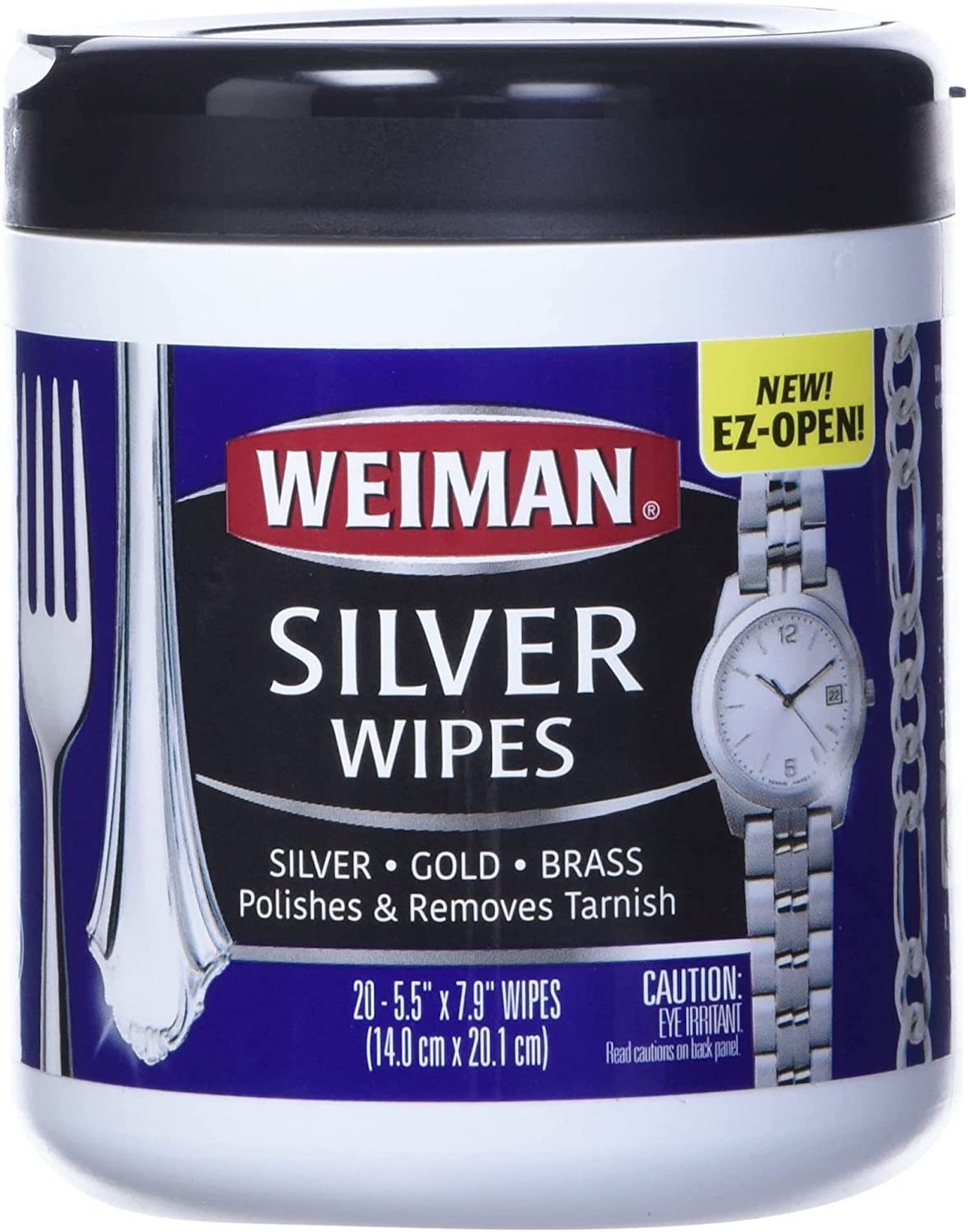 Weiman Silver Polish, Cleaner, and Tarnish Remover Wipes