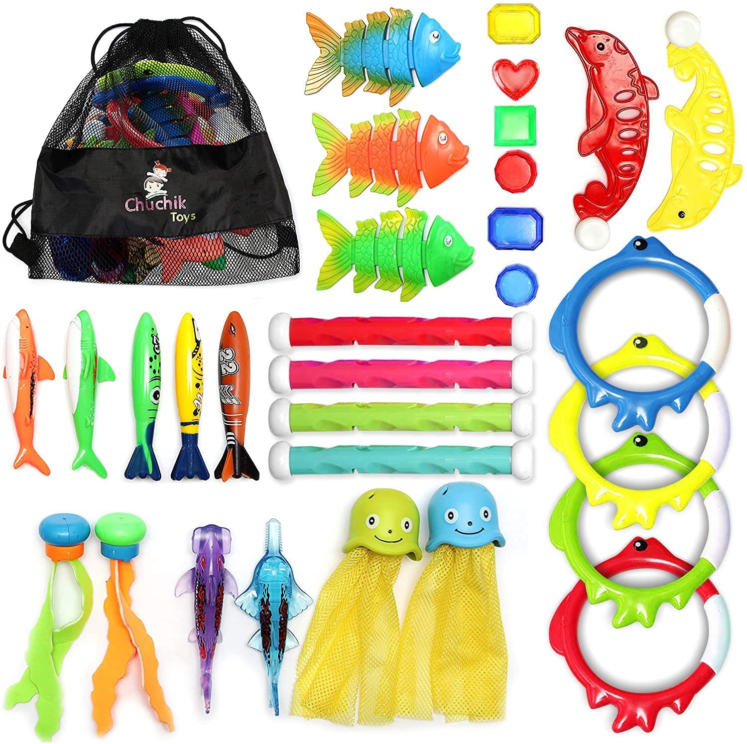 Chuchik Diving Toys, 30 Pack