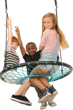 Swinging Monkey Products Tarzan Tire Spider Web Swing