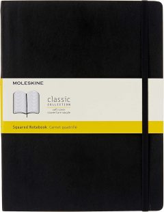 Moleskine Soft Cover Classic Squared Notebook XL