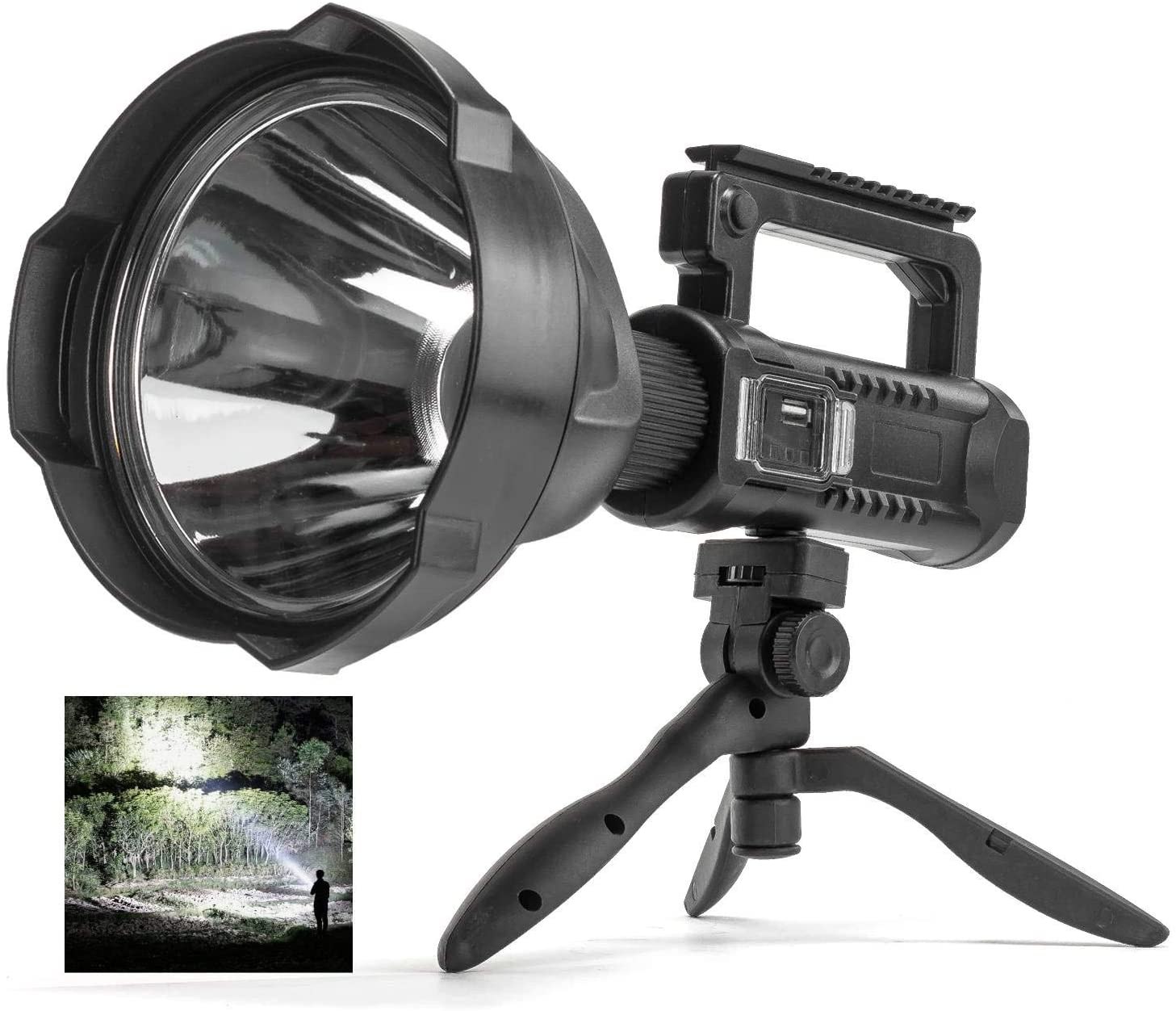 BERCOL Rechargeable Spotlight Flashlight