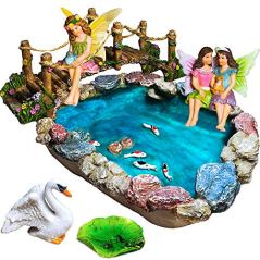 Mood Lab Miniature Bridge Fairy Garden Figurines