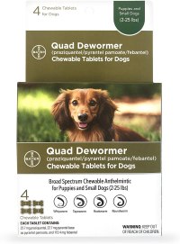 Bayer Quad Dewormer for Small Dogs