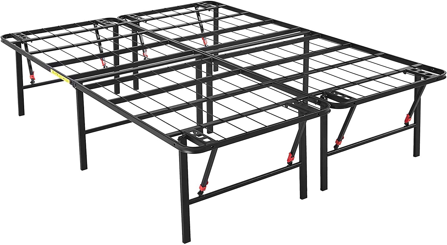 Amazon Basics Foldable 14&quot; Black Metal Platform Bed Frame