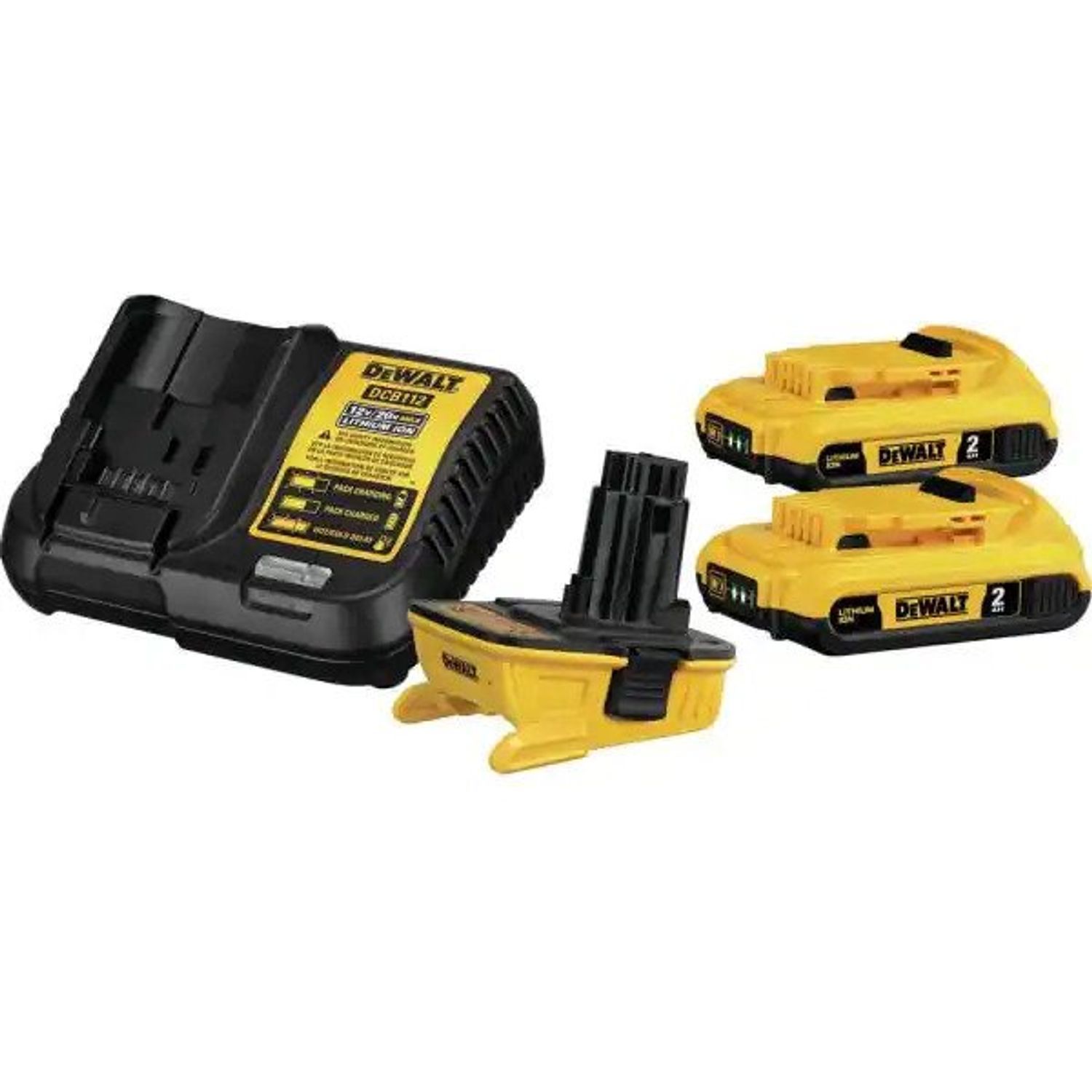 DEWALT 18-Volt to 20-Volt MAX Lithium-Ion Battery Adapter Kit