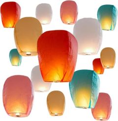 Weeveel Multicolor Paper Chinese Lanterns