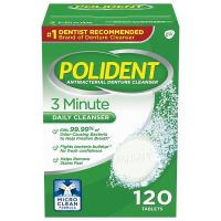 Polident 3-Minute Antibacterial Denture Cleanser
