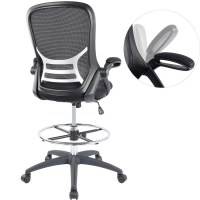 Hylone Tall Mesh Ergonomic Drafting Chair, 21.4" x 19.7" 51.4"