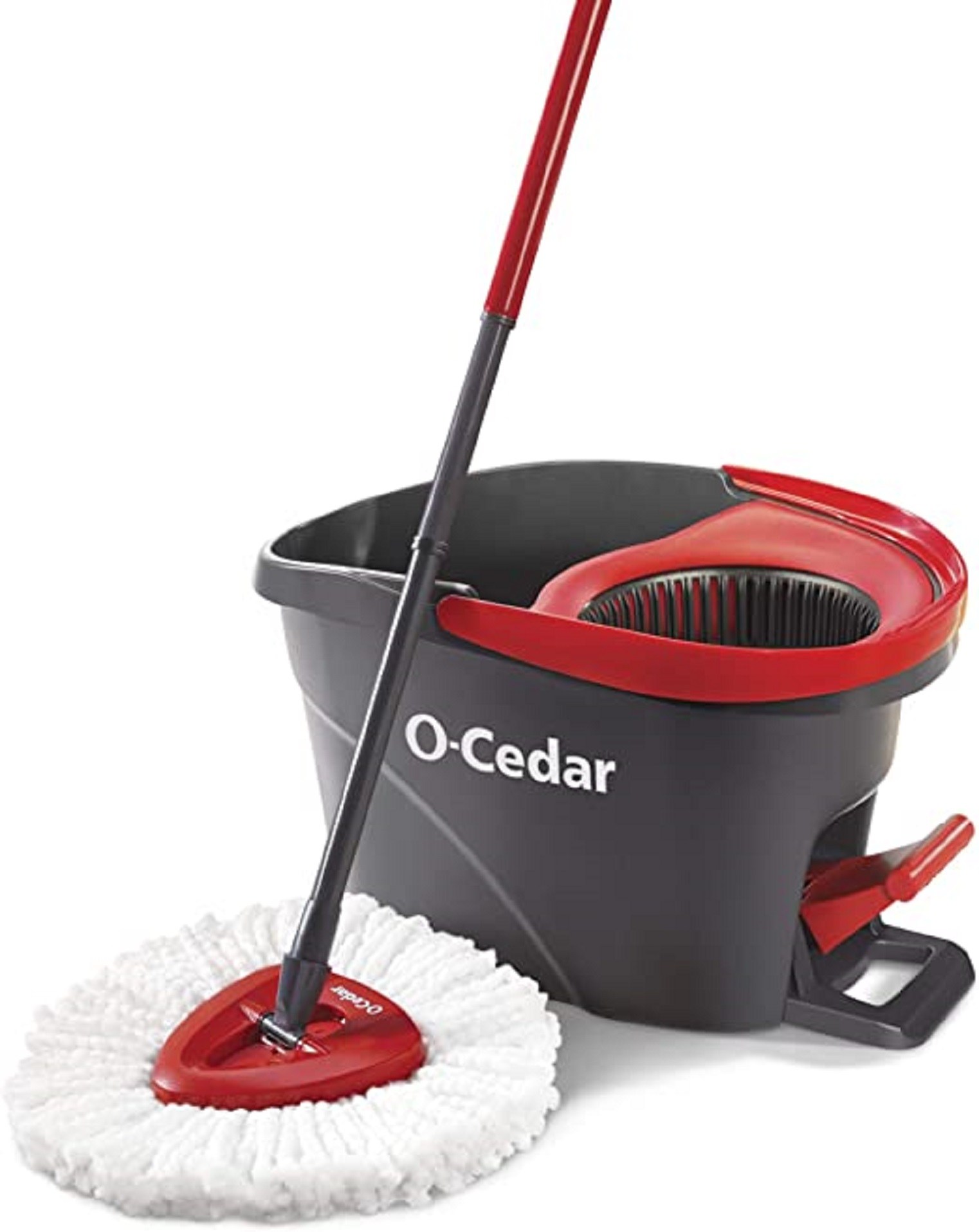 O-Cedar EasyWring Microfiber Spin Mop and  Bucket Floor Cleaning System