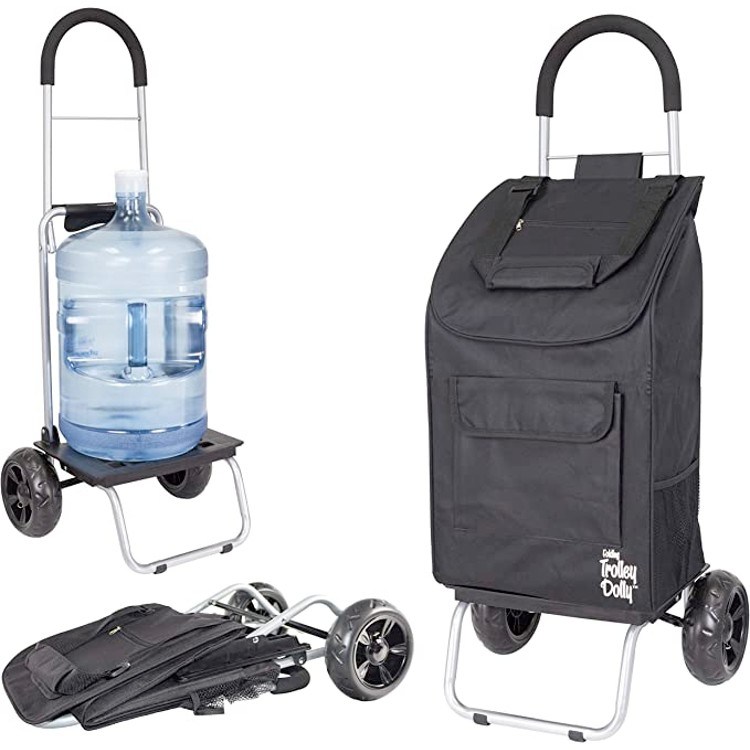 dbest Trolley Dolly Foldable Shopping Cart