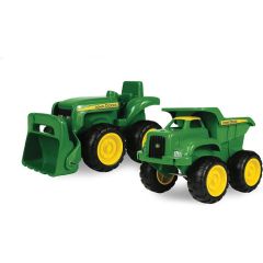 John Deere Dump Truck and Tractor Toy Set