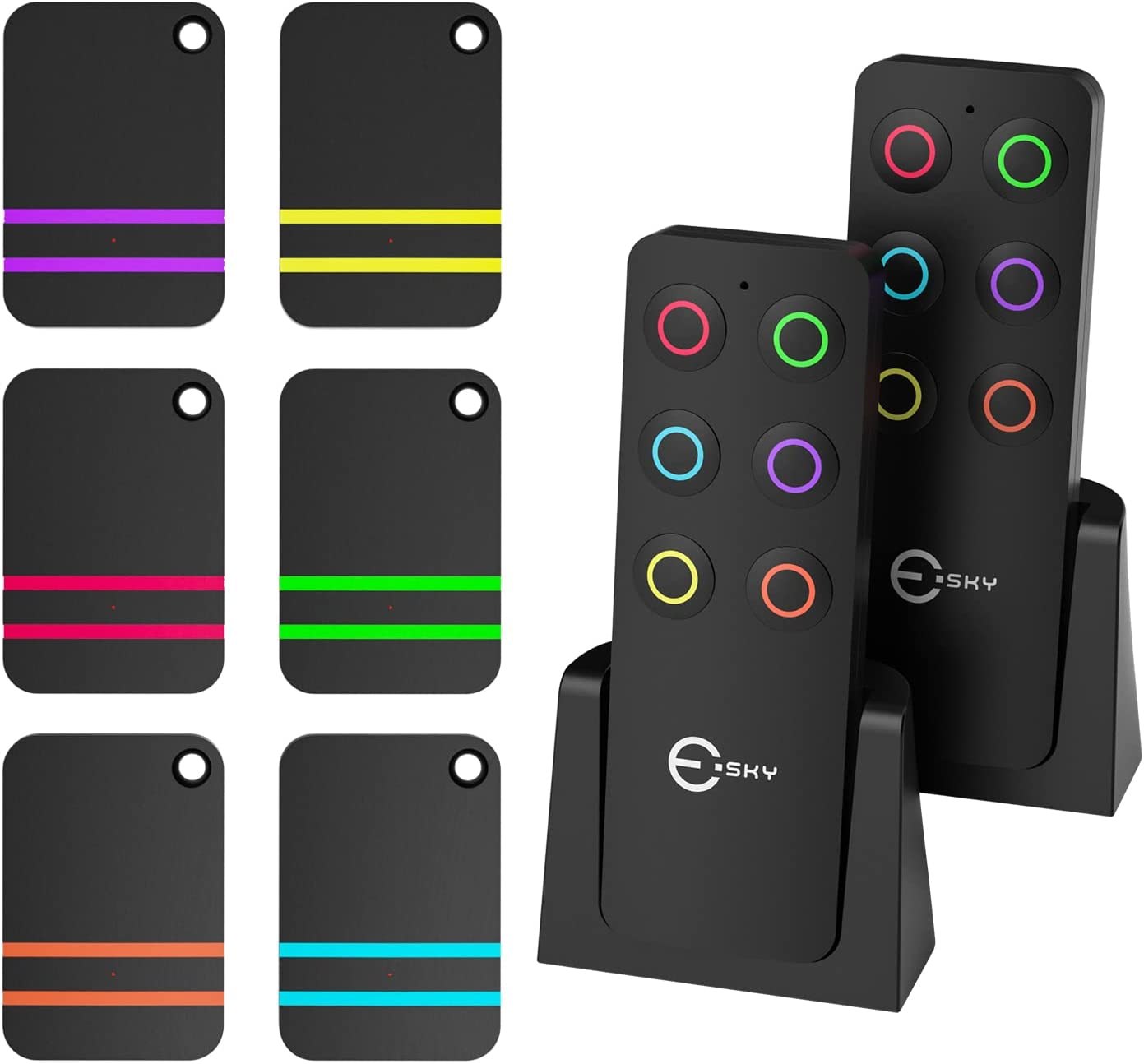 Esky Key Finder w/ 2 Transmitters, 6 Receivers