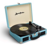 ByronStatics Portable Vinyl Record Player
