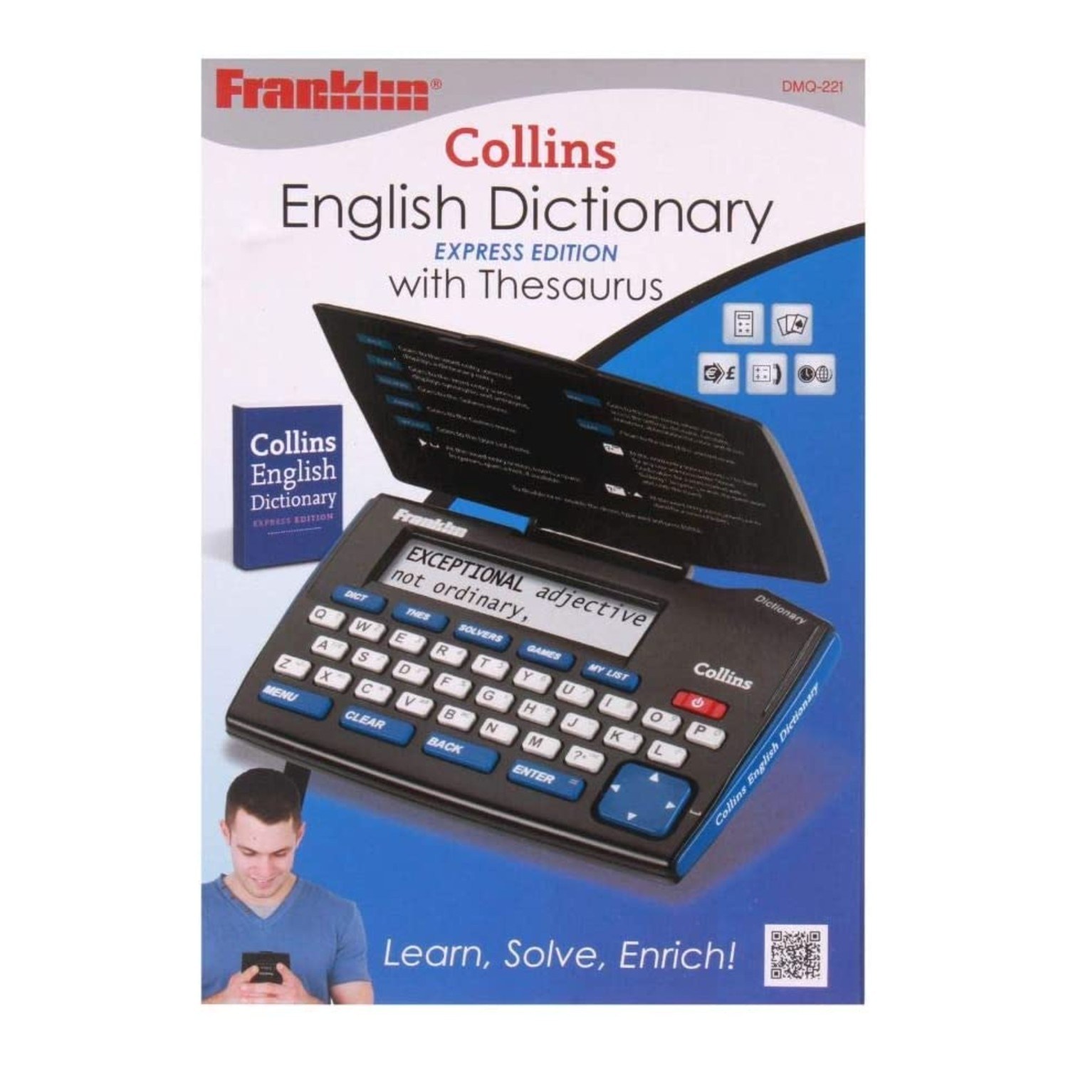 Franklin DMQ221 Collins English Dictionary with Thesaurus
