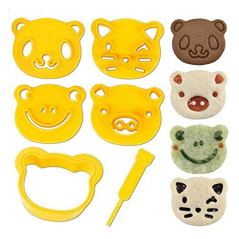 CuteZCute Animal Friends Food Deco Cutter and Stamp