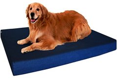 DogBeds4Less Headrest Pillow Orthopedic Gel Cooling Memory Foam Dog Bed