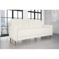 Mercury Row Benitez Faux Leather Convertible Sofa