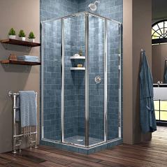 DreamLine Cornerview Framed Corner Sliding Shower Door Enclosure