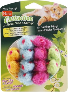 Hartz Cattraction Silver Vine & Catnip Cat Toys