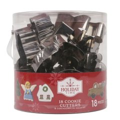 Holiday Time 18-Piece Christmas Cookie Cutter Set