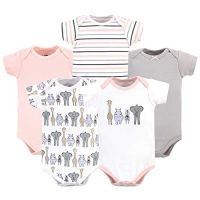 Hudson Baby Girls' Cotton Bodysuits