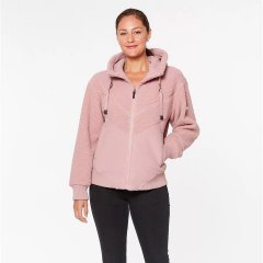 Koolaburra by UGG Women's Hood Cropped Sherpa Bomber Jacket