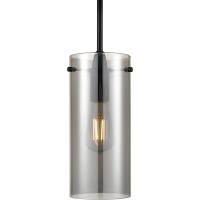 Linea di Liara Smoked Glass Effimero Pendant Lighting Fixture