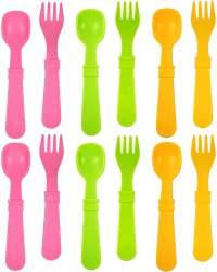 Re Play Fork and Spoon Set for Toddlers