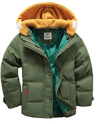 Vinmin Valentina Kids' Winter Hooded Jacket