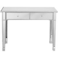 Southern Enterprises Mirage Mirrored Console Table