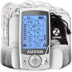 AUVON Dual Channel TENS Unit Muscle Stimulator