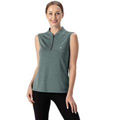 YSENTO Women's Zip Up Tennis Shirt