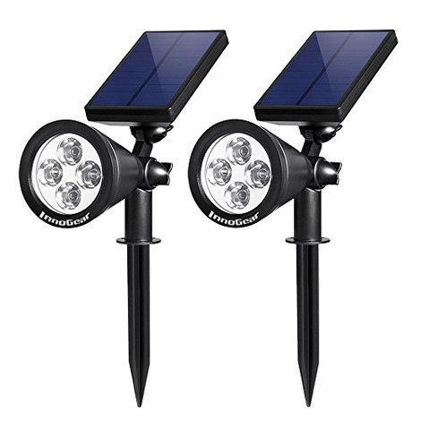 5 Best Outdoor Solar Lights Oct 2018 Bestreviews Upgraded Solar Lights 2 In 1 Waterproof Outdoor Landscape Lighting Spotlight